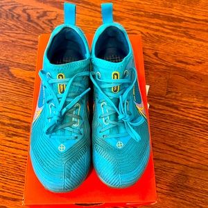 Nike Zoom Vapor 14 Pro TF Blue Turf Soccer Shoes Size 4.5